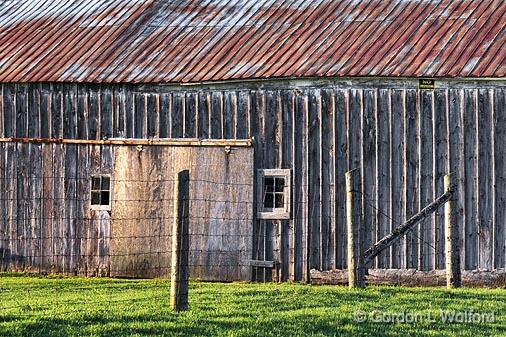 Broad Side Of A Barn_09451.jpg - Photographed near Kilmarnock, Ontario, Canada.